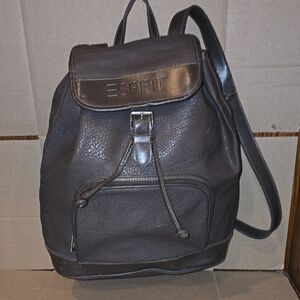 Esprit Brown Backpack with Classic Rucksack Style